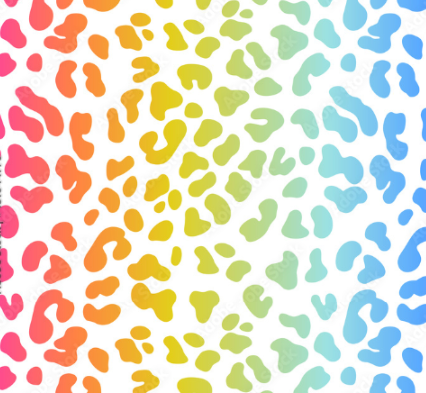 Bio Rib Jersey "Leo rainbow" REST 50cm